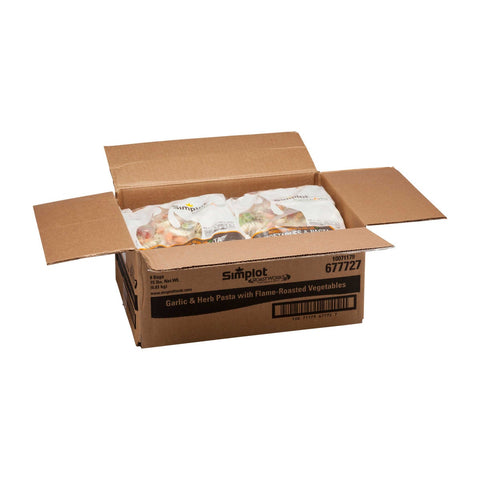 Simplot RoastWorks Garlic and Herb Pasta with Flame Roasted Vegetable, 2.5 Pound -- 6 per case.