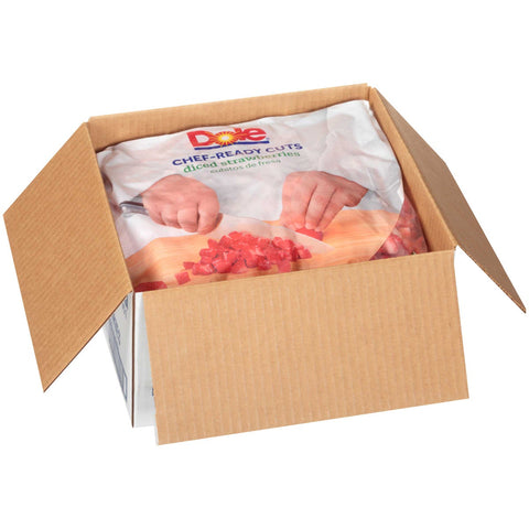 Dole Individual Quick Frozen Diced Strawberry, 5 Pound -- 2 per case.