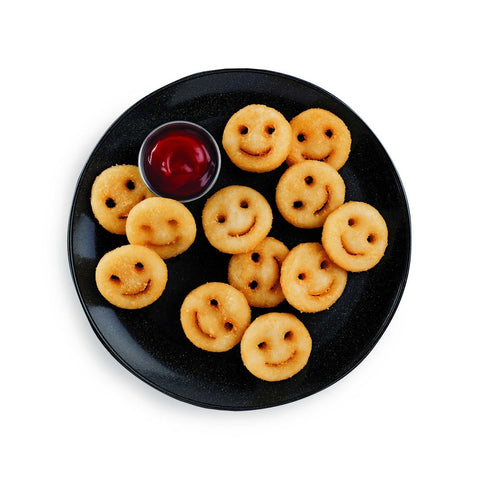 McCain Ore Ida Smiles Fun Shaped Mashed Potato, 4 Pound -- 6 per case.