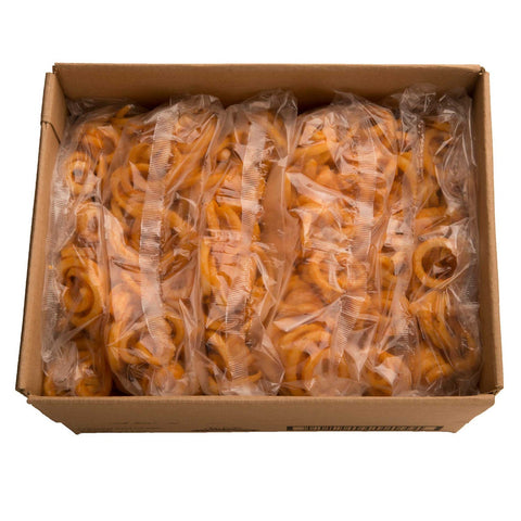 McCain Redstone Canyon Seasoned Skin On Spiral Fries, 4 pound -- 6 per case