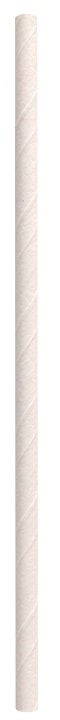 Aardvark White Giant Paper Straw, 10 inch - 350 count per pack -- 8 packs per case
