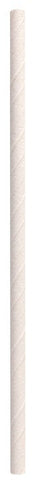Aardvark White Giant Paper Straw, 10 inch - 350 count per pack -- 8 packs per case