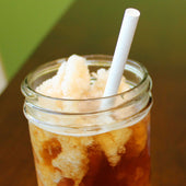 Aardvark White Giant Paper Straw, 10 inch - 300 count per pack -- 8 packs per case