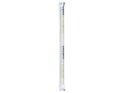 Aardvark Wrapped Kraft Giant Paper Straw, 7.75 inch -- 2400 per case