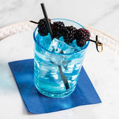 Aardvark Black Jumbo Solid Paper Straw, 7.75 inch - 600 count per pack -- 8 packs per case