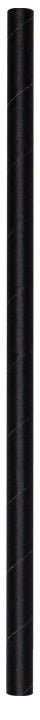 Aardvark Black Giant Paper Straw, 7.75 inch - 350 count per pack -- 8 packs per case