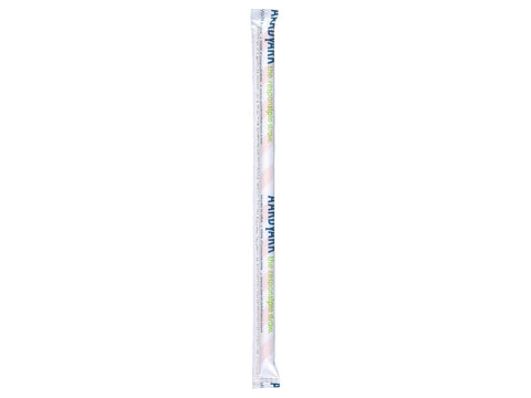 Aardvark Wrapped Red Striped Giant Paper Straw, 7.75 inch -- 2400 per case