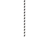 Aardvark Unwrapped Black Striped Giant Paper Straw, 10 inch -- 2800 per case