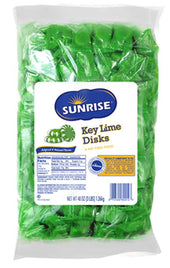 Sunrise Key Lime Disks - 3 lb. bag, 8 per case