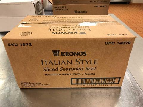 Krono Sliced Italian Beef with Au Jus, 5 Pound -- 2 per case.