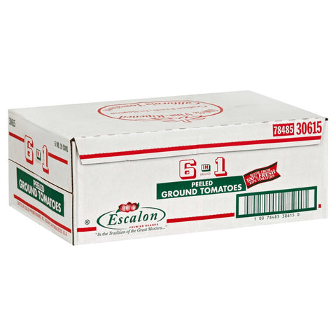 6 in 1 Peeled Ground Tomato Extra Heavy Puree, 102 Ounce -- 6 per case