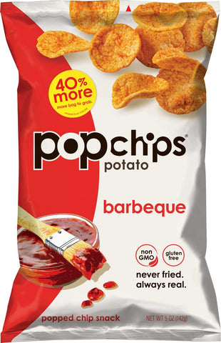 Popchips Barbeque Potato Chips, 5 Ounce -- 12 per case