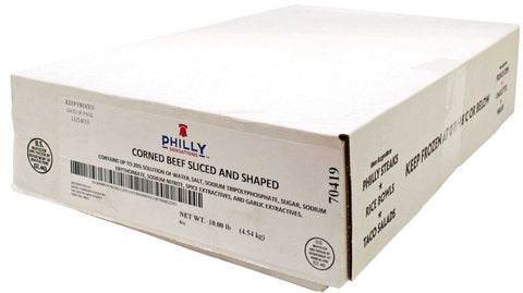 Philly Sensations Raw Corned Beef Puck, 4 Ounce -- 40 per case