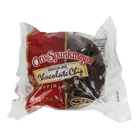 Otis Spunkmeyer Delicious Essentials Chocolate Chocolate Chip Muffin, 2.25 Ounce -- 96 per case.