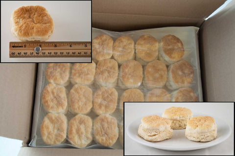 General Mills Pillsbury Baked Easy-Split Golden Buttermilk Biscuit, 2.25 Ounce -- 120 per case.