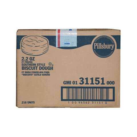 General Mills Pillsbury Southern Style Biscuit, 2.2 Ounce -- 216 per case.