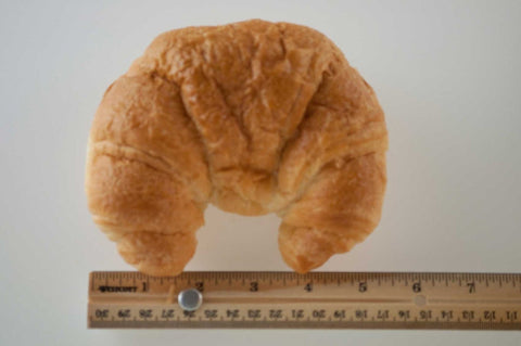 General Mills Pillsbury Butter Curved Unsliced Croissant, 3 Ounce -- 48 per case.