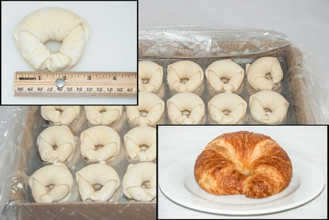 General Mills Pillsbury Butter Pinched Croissant Dough, 3.75 Ounce -- 96 per case.