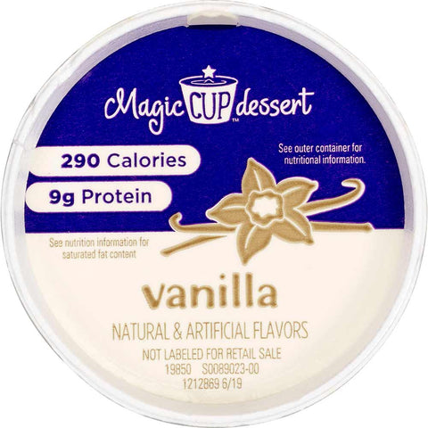 Magic Cup Fortified Nutrition Vanilla Snack, 4 Ounce -- 48 per case.
