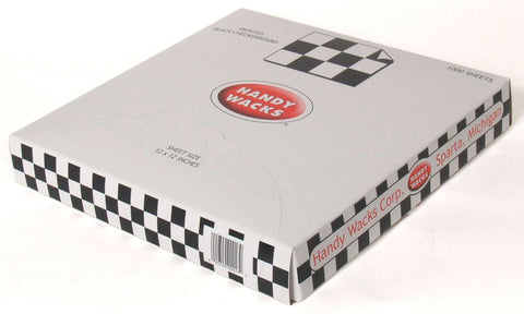 12X12 Checker board Black Tissue -- 6 Case -- 1000 count