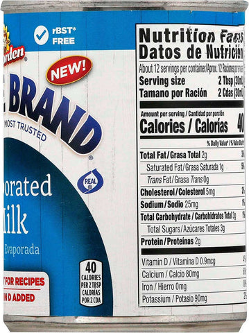 Eagle Brand Evaporated Milk, 12 Fluid Ounce -- 24 per case