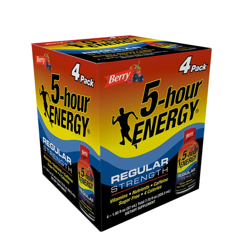 5 Hour Energy Berry Drink, 7.72 Fluid Ounce -- 48 per case.