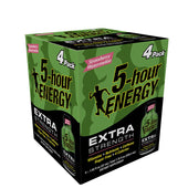 5 Hour Energy Strawberry Watermelon Extra Strength Shots, 4 count per pack -- 12 per case.