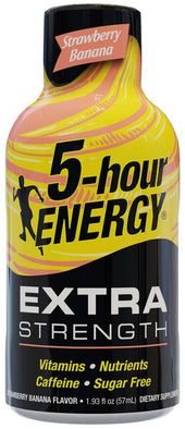 5 Hour Energy Extra Strength Strawberry Banana Shot, 1.93 Fluid Ounce -- 216 per case