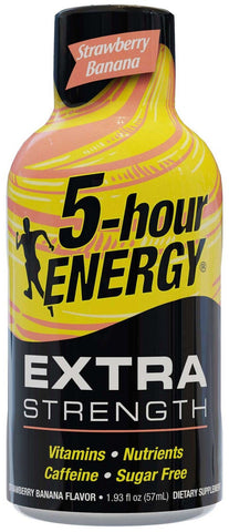 5 Hour Energy Extra Strength Strawberry Banana Shot, 1.93 Fluid Ounce -- 216 per case