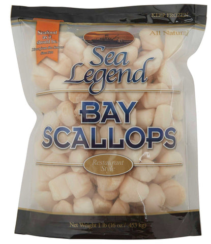 Sea Legend Black Label 80-120 Imported Bay Scallop, 5 Pound -- 2 per case