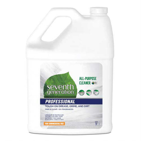 Seventh Generation Pro All-Purpose Cleaner Refill,Free and Clear, Unscented, 128 Fluid Ounce -- 2 per case