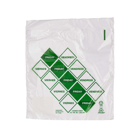 Bag (TuffGardsÂ® Pre-Portioning Bags), Clear Friday, Preportioned 6.5 X 7 --- 2000 Count [7days 7 colors]