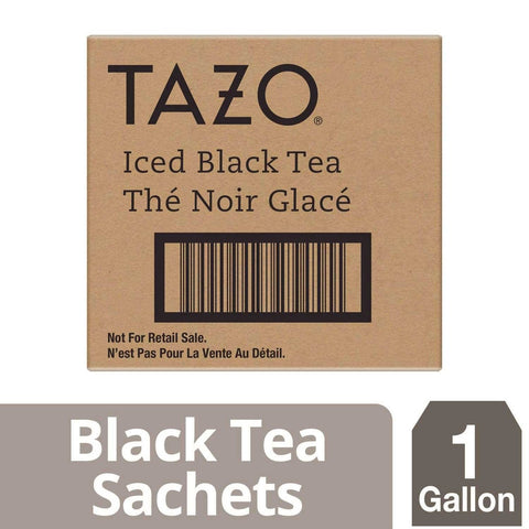 Tazo Black Fresh Brewed Iced Tea Unsweetened, 1 gallon -- 20 per case