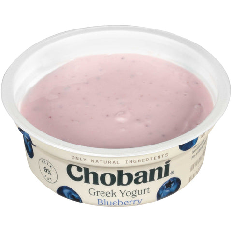 Chobani Blueberry Greek Yogurt, 4 Ounce -- 12 per case.