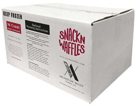 Snack N Waffles Cinnamon Waffles, 2.4 Ounce -- 96 per case