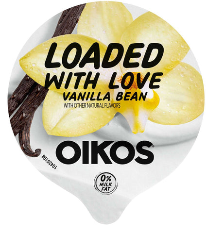 Oikos Dannon Core Vanilla Blended Nonfat Greek Yogurt, 5.3 Ounce Cup -- 12 per case