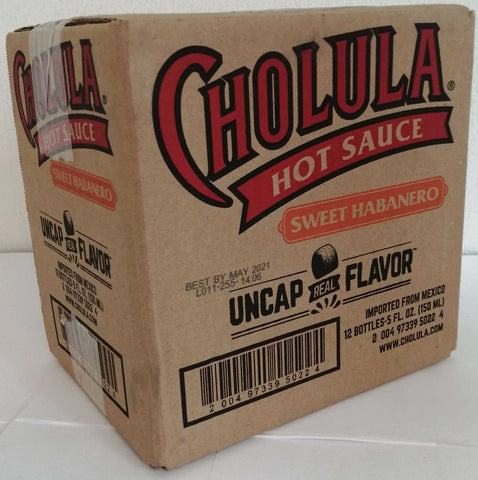 Cholula Sweet Habanero Hot Sauce, 5 Fluid Ounce -- 12 per case