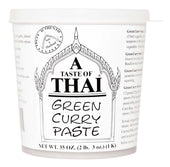 A Taste of Thai Green Curry Paste, 35 Ounce -- 3 per case.