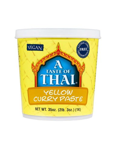 A Taste of Thai Yellow Curry Paste, 35 Ounce.