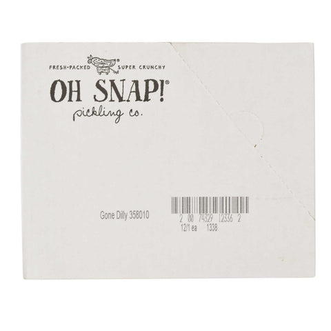 Oh Snap Gone Dilly Dill Pickle -- 12 per case.
