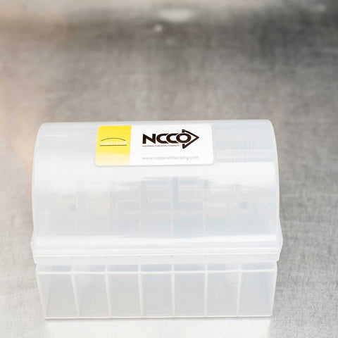 National Checking Labelocker Durable Plastic 7 Day Label Dispenser, 0.75 inch Rolls.