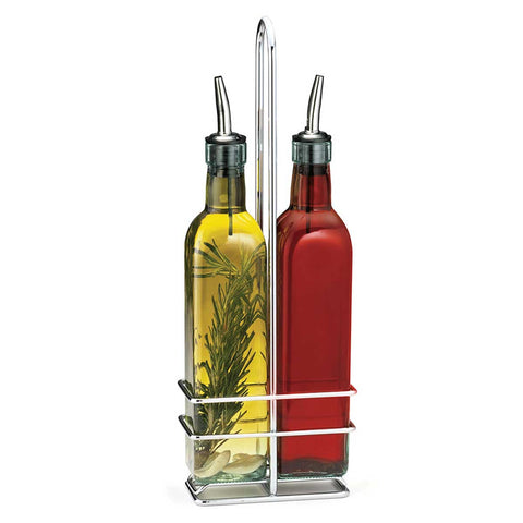 Tablecraft Prima Collection Chrome Cruet Set, 16 Ounce -- 6 per case