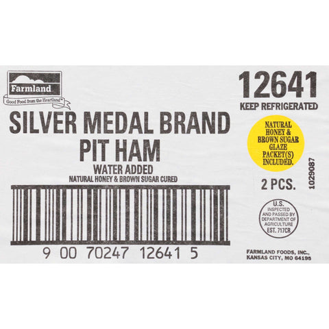 Farmland Honey and Brown Sugar Smoked Pit Ham, 14/16 Piece -- 2 per case.
