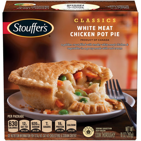 Nestle Stouffer's White Meat Chicken Pot Pie, 10 ounce -- 12 per case