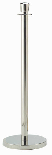 Aarco Form-A-Line (TM) Chrome Finish Traditional Rope Style Post, 40 inch Height