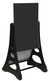 Aarco Black Roll A-Frame (TM) Double Sided Sidewalk Sign with Poster Holder, 42 x 26 1/2 x 24 inch