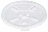 Dart Container Expanded Polystyrene Foam Translucent Lift-N-Lock Straw Slot Lid for 16 Ounce Cup -- 1000 per case