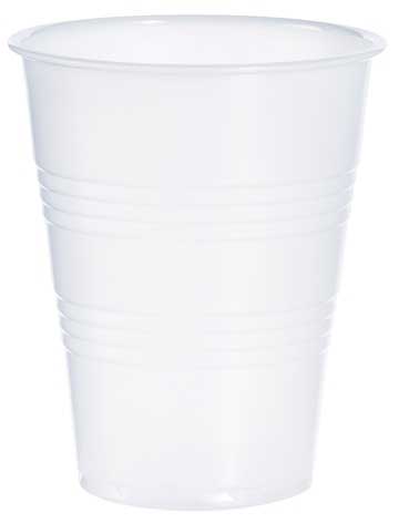 Dart Conex Galaxy Translucent Polystyrene Ribbed Cup, 9 Ounce -- 2500 per case