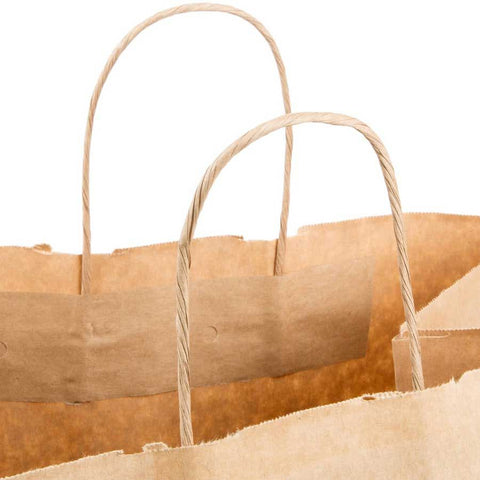 Duro Hilex Poly Dubl Life 100 Percent Kraft Recycled Super Royal Shopping Bag, 14 x 10 x 15.75 inch -- 200 per case
