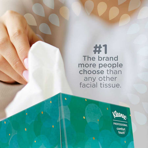 Kimberly Clark Kleenex Boutique White Facial Tissue, 8.6 x 8.4 inch -- 3420 per case